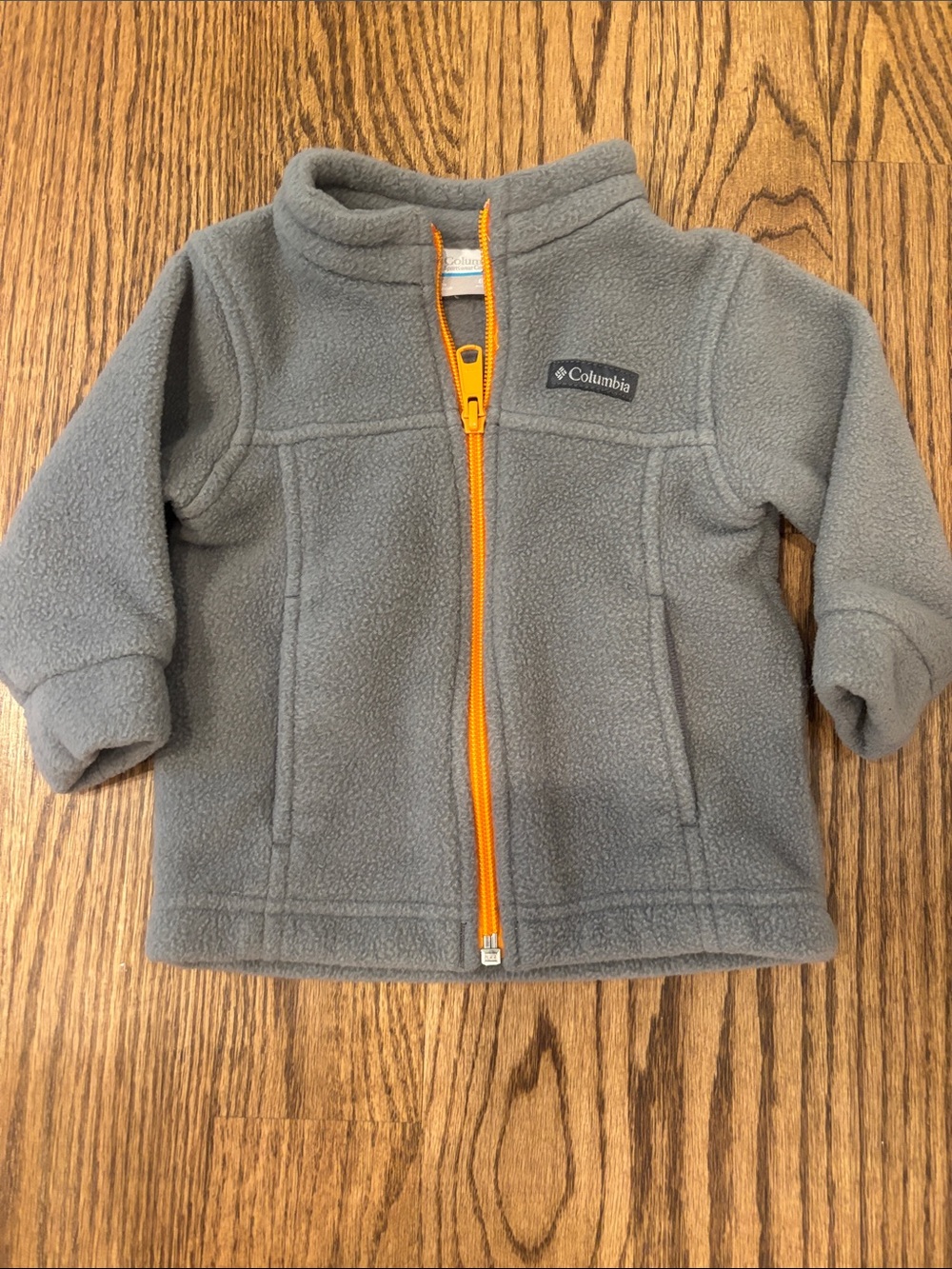 Columbia Kids Gray Fleece Jacket 6-12 months